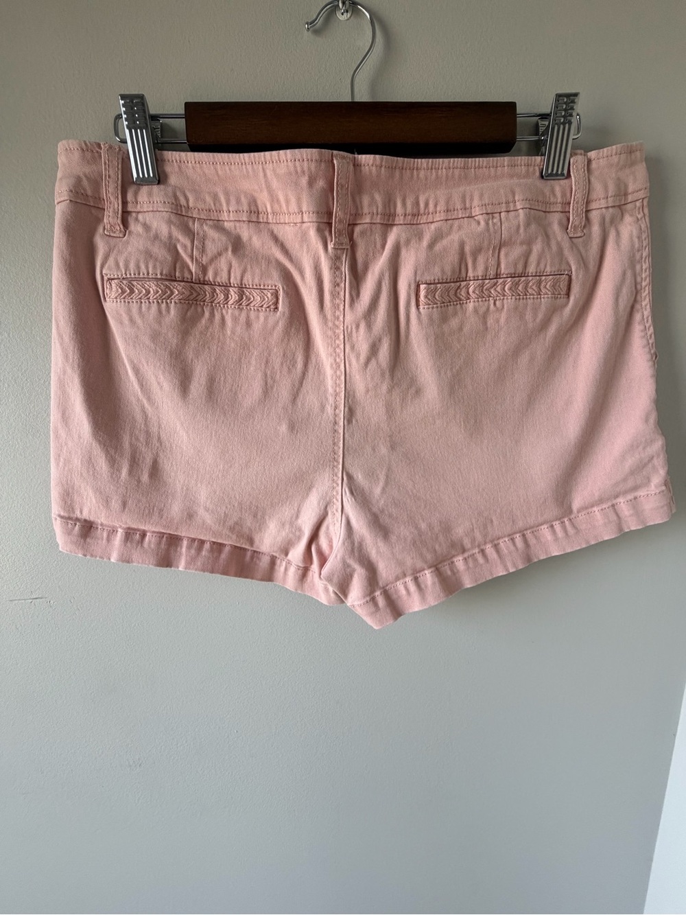 Market & Spruce Pink Chino Shorts | 3" Inseam | Stretch Casual | Women's 12 - Picture 3 of 8